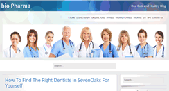 Desktop Screenshot of biosantepharma.com