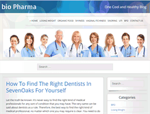 Tablet Screenshot of biosantepharma.com